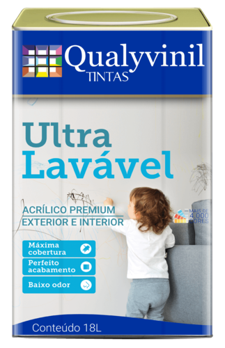 Tinta Ultra Lav Vel Qualyvinil Ideal Para Quartos Salas E Escrit Rios